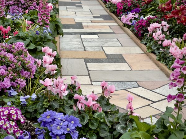 Garden Path Installation in Surprise